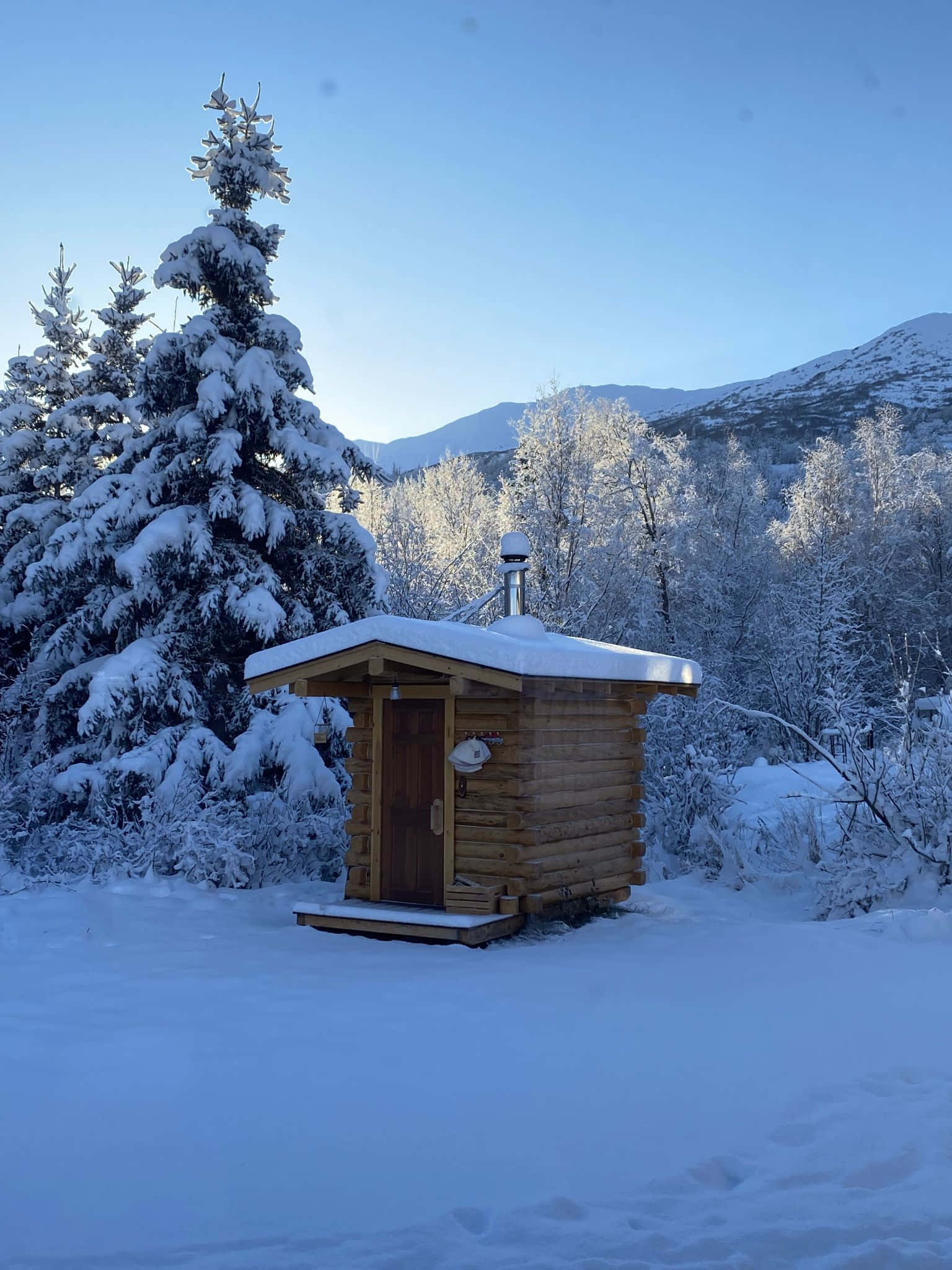 סאונה מחוממת עץ - 6