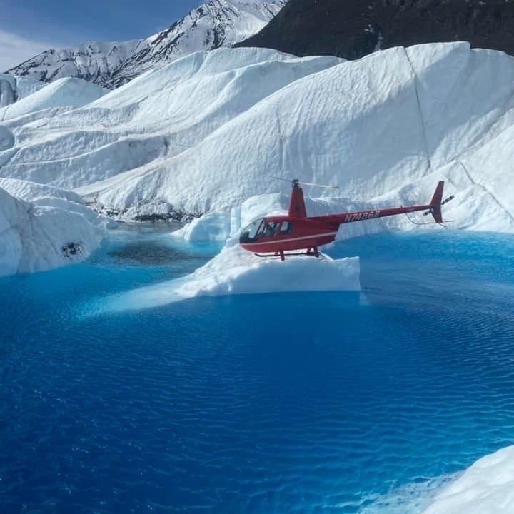 Полет на ледник